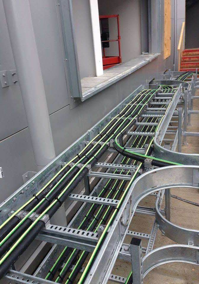 Cable tray containment run