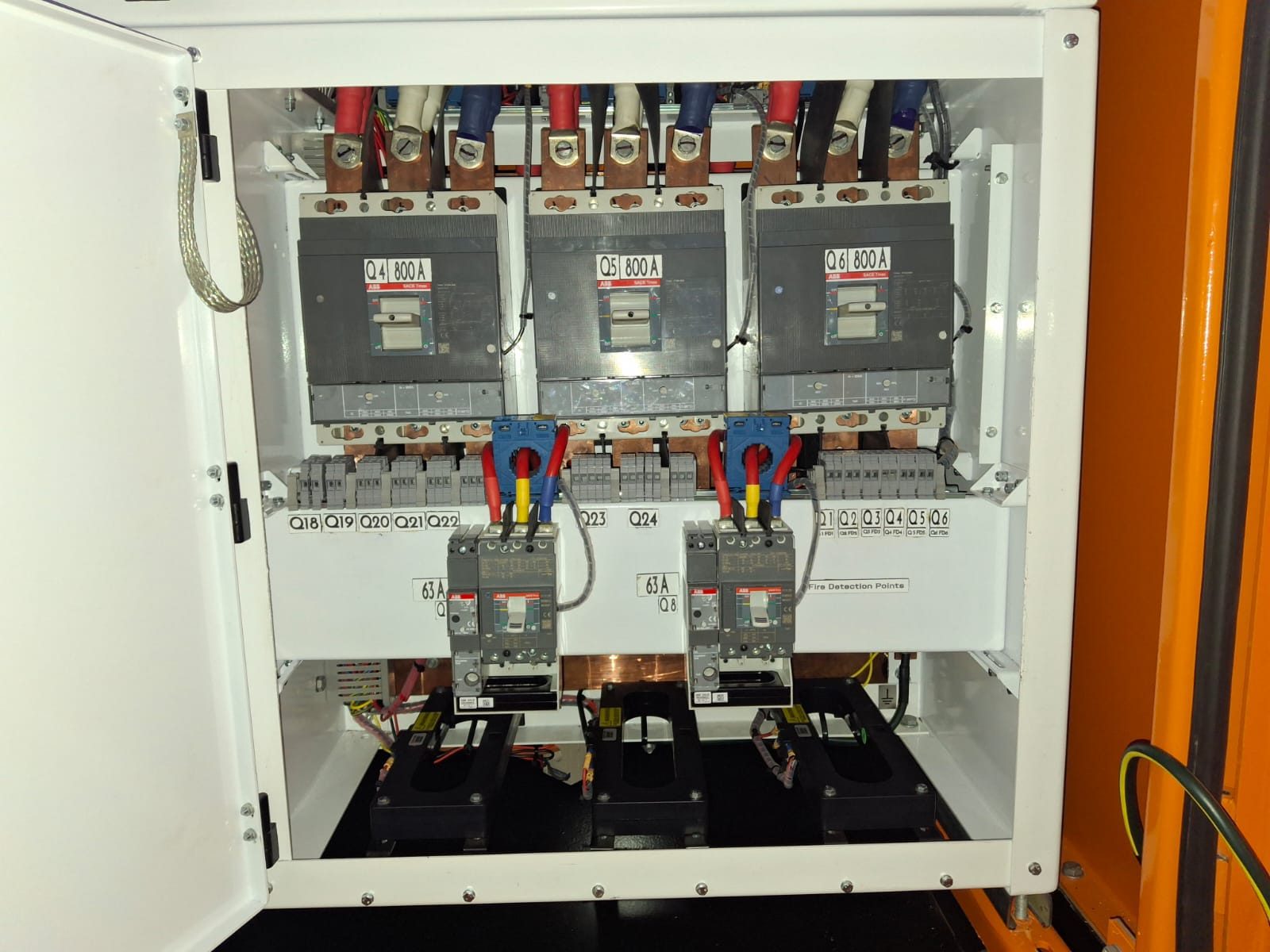 3-phase changeover panel