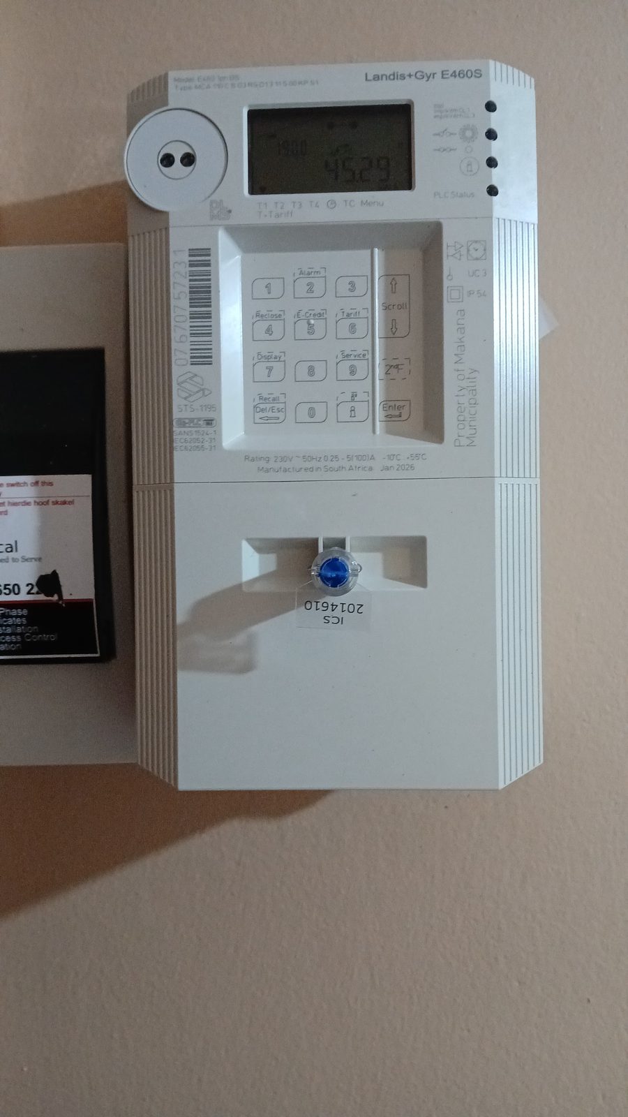Kiosk metering unit