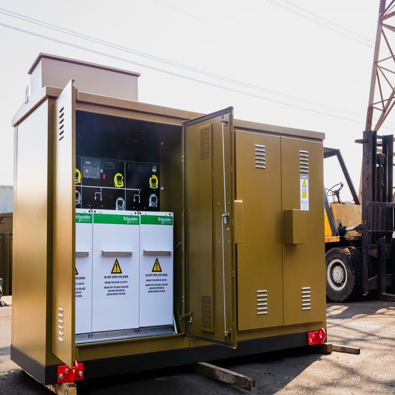 Kiosk substation enclosure