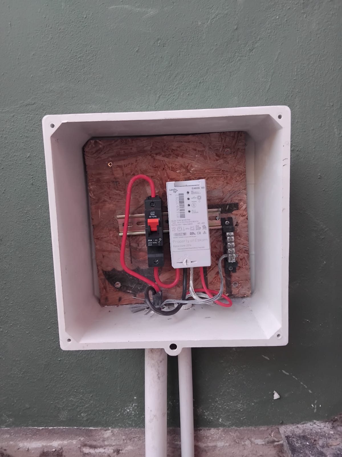 Street-side meter box