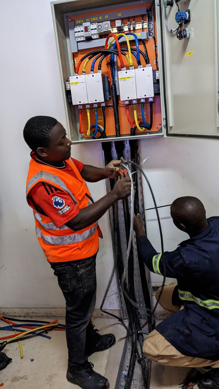 DBS Electrical team on site
